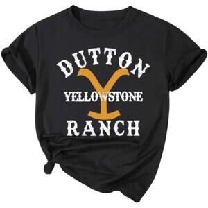 Paramount Network's Yellowstone Dutton Ranch Logo Women's XL Tee Shirt